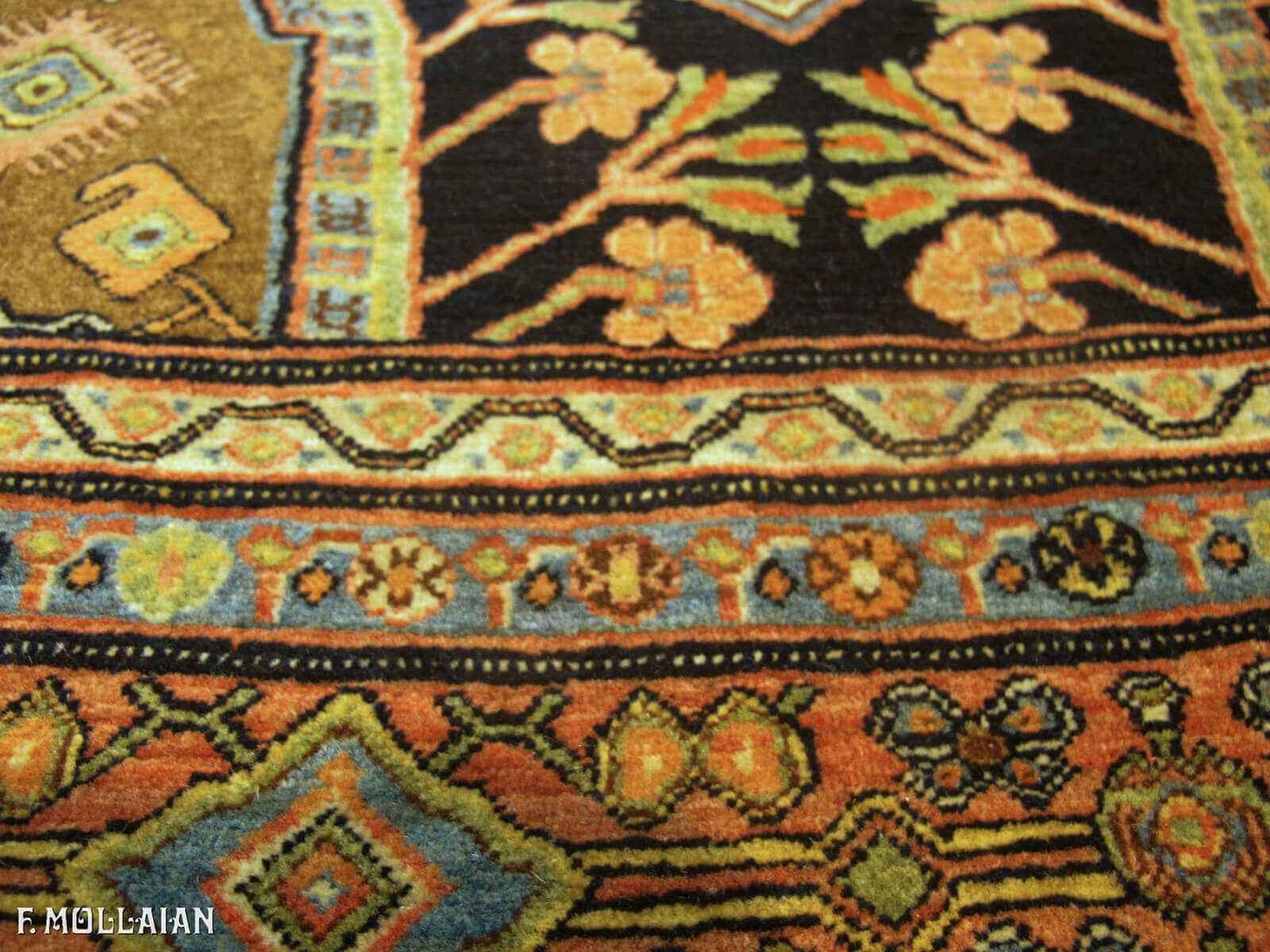 Antique Persian Bijar (Bidjar) Rug n°:52774968